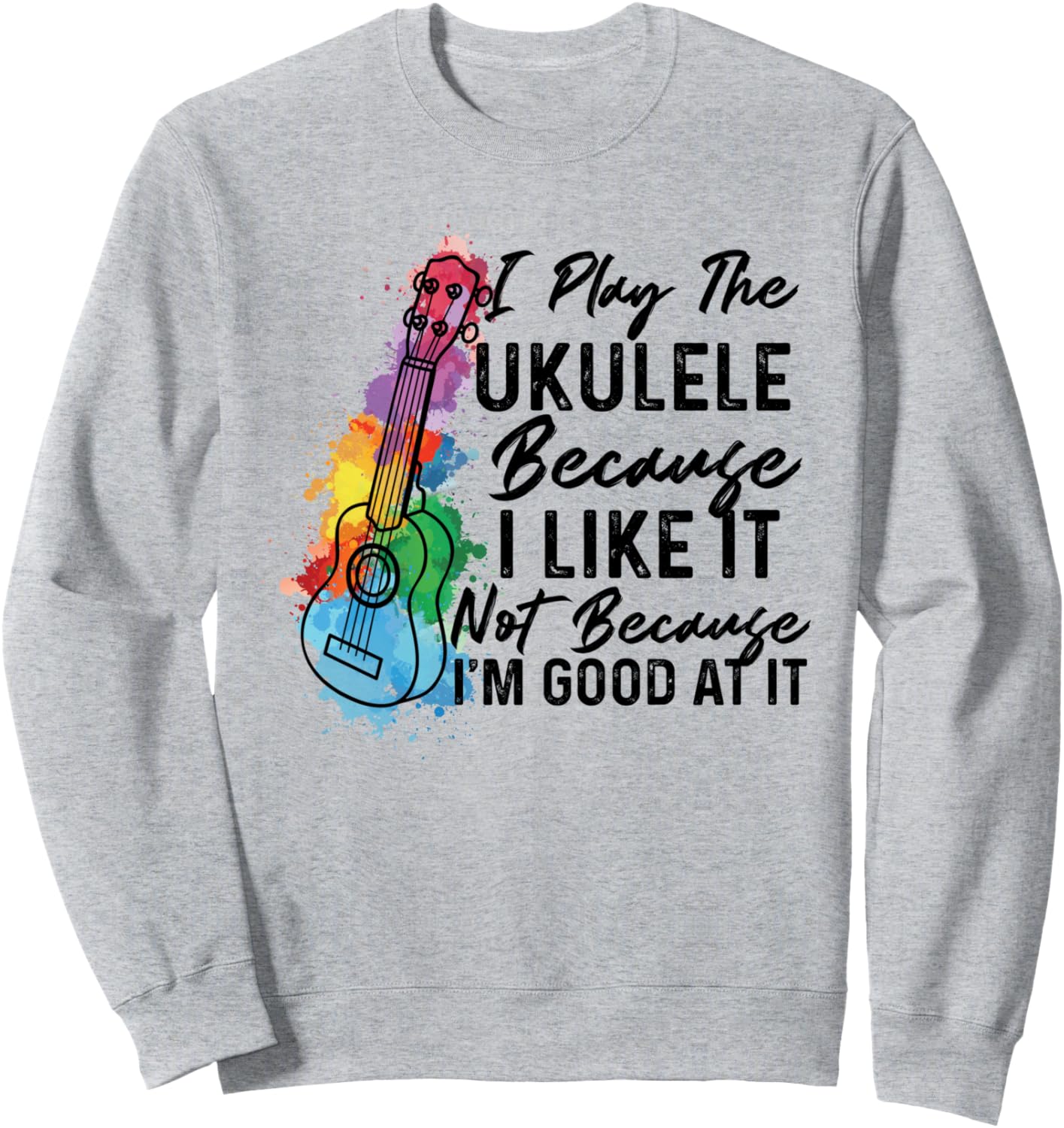 Толстовка с акварельным рисунком «Я играю на укулеле, потому что мне это нравится» в гавайском стиле Ukulele Hawaiian Uke Hs0, серый
Толстовка с акварельным рисунком «Я играю на укулеле, потому что мне это нравится» в гавайском стиле Ukulele Hawaiian Uke Hs0, серый