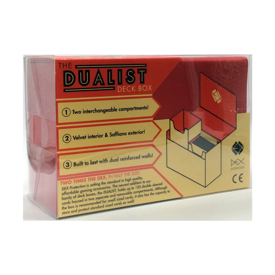 Коробка для колоды Dualist - красная, Dualist Series Deck Boxes
Коробка для колоды Dualist - красная, Dualist Series Deck Boxes