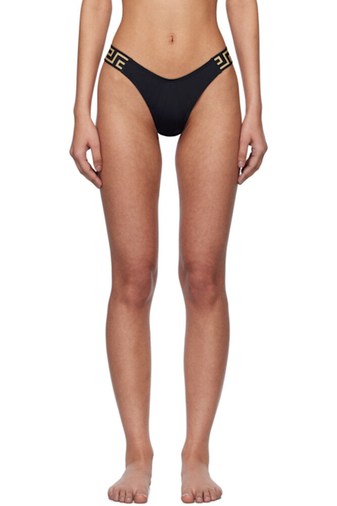 Черный бикини-низ с узором «грека» Versace Underwear
Черный бикини-низ с узором «грека» Versace Underwear