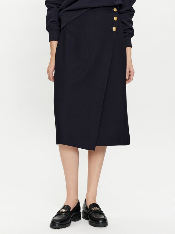 Трапециевидная юбка стандартного кроя Tommy Hilfiger, синий
Трапециевидная юбка стандартного кроя Tommy Hilfiger, синий