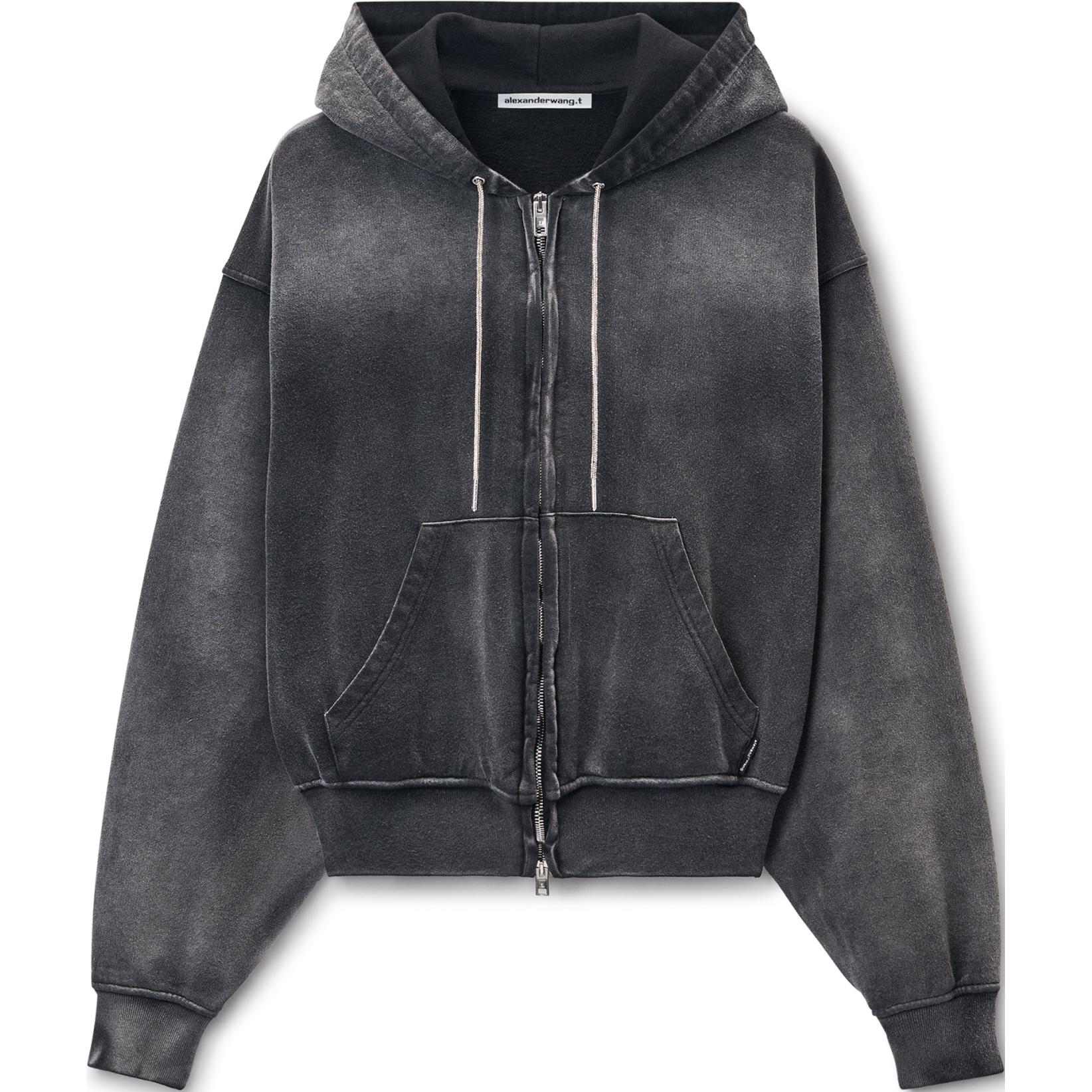 Худи с эффектом каменной стирки Alexander Wang, серый
Худи с эффектом каменной стирки Alexander Wang, серый