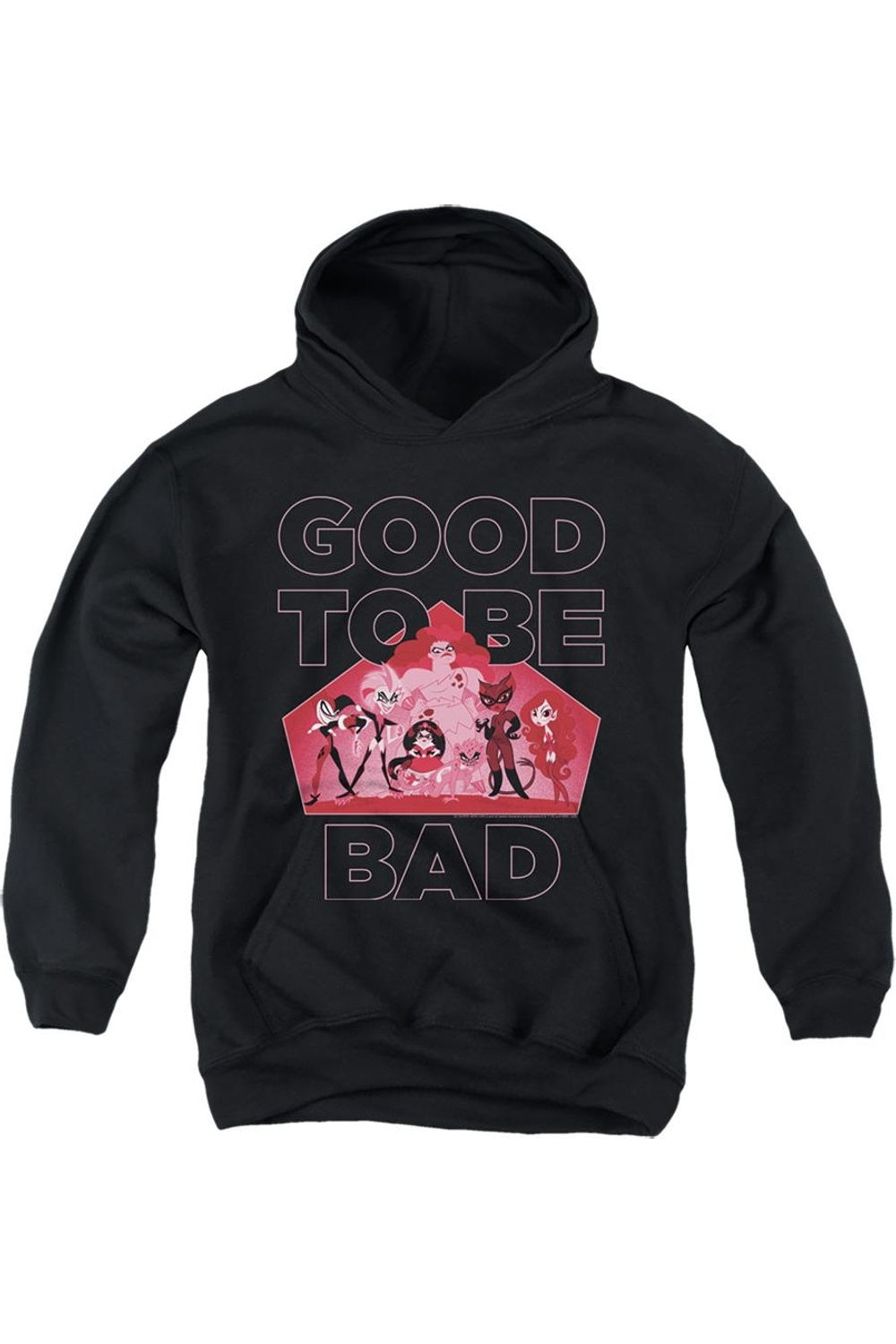 Толстовка с капюшоном DC Comics Superhero Girls "Хорошо быть плохой" Gildan, черный
Толстовка с капюшоном DC Comics Superhero Girls "Хорошо быть плохой" Gildan, черный