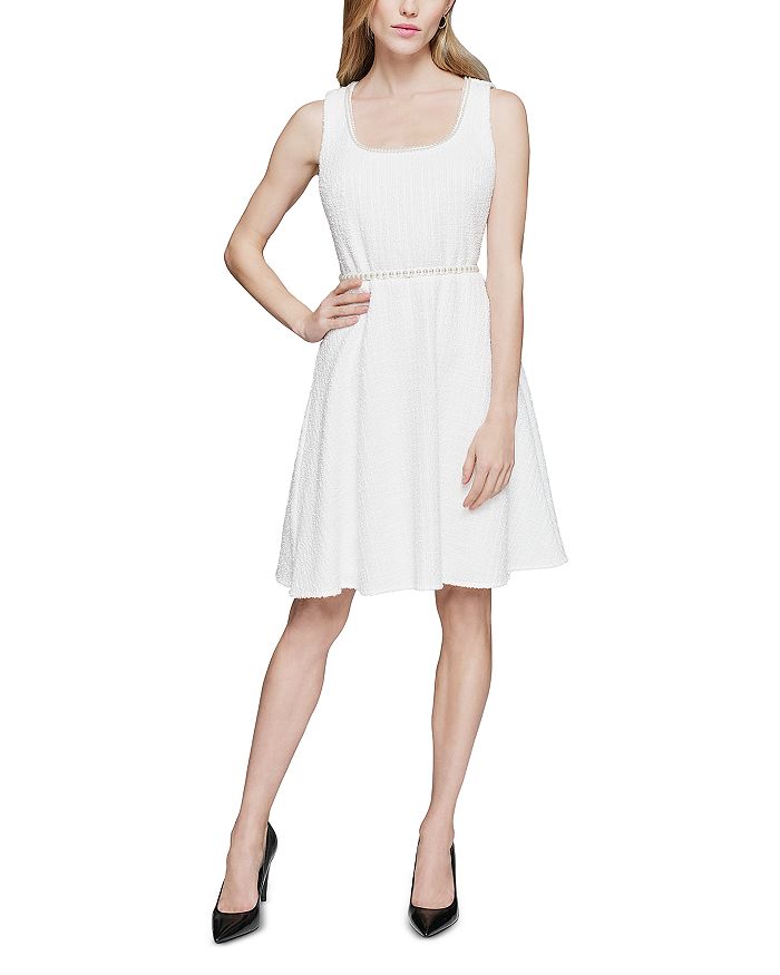 Платье из твида с декоративными элементами KARL LAGERFELD PARIS, белый
Платье из твида с декоративными элементами KARL LAGERFELD PARIS, белый