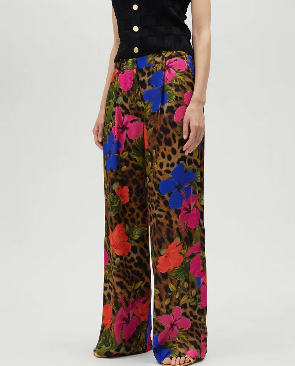 Женские брюки палаццо с цветами Lola Casademunt, коричневый
Женские брюки палаццо с цветами Lola Casademunt, коричневый