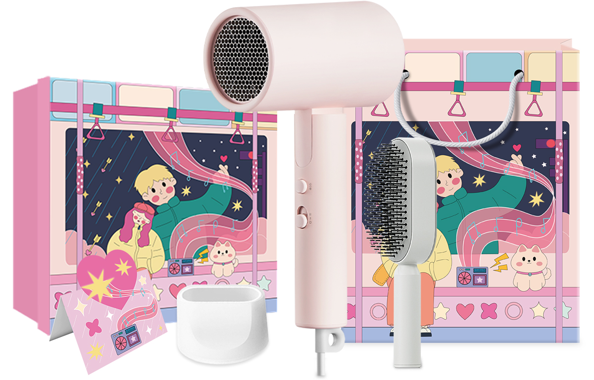 Фен для волос с отрицательными ионами H101 Mi, H101 Pink Festive Hair and Makeup Box
Фен для волос с отрицательными ионами H101 Mi, H101 Pink Festive Hair and Makeup Box