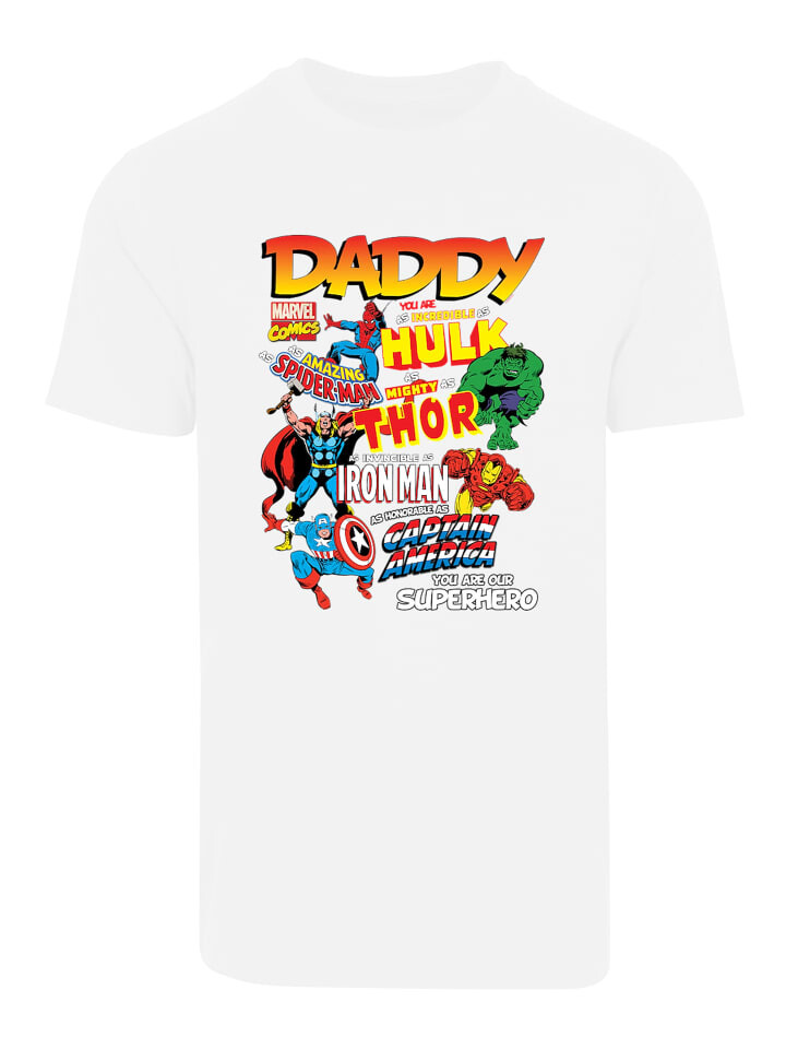 Футболка F4NT4STIC Marvel Comics Our Dad Superhero, белый
Футболка F4NT4STIC Marvel Comics Our Dad Superhero, белый