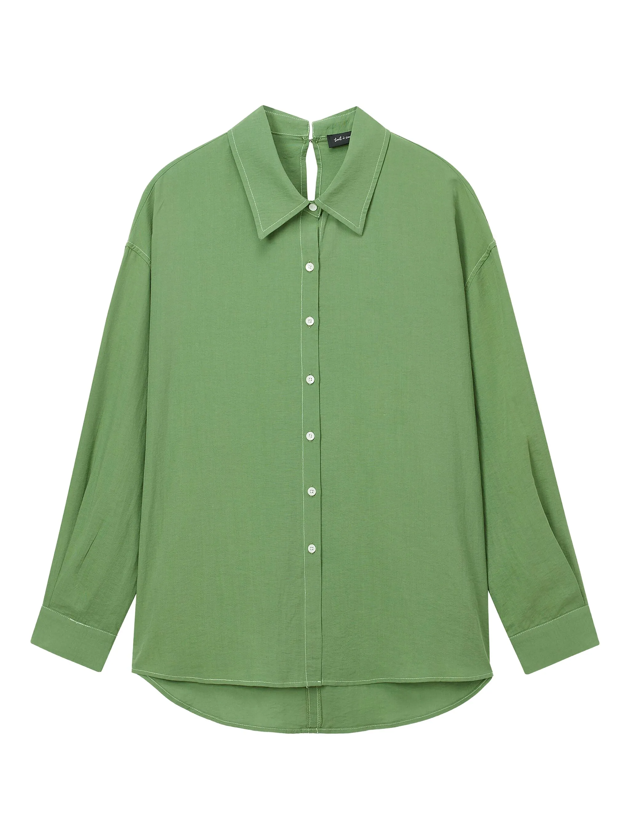 Рубашка с воротником на пуговице Tout A Coup, зеленый
Рубашка с воротником на пуговице Tout A Coup, зеленый