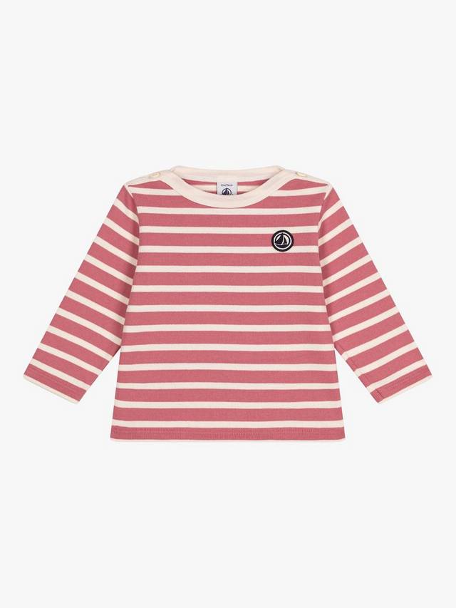 Детский хлопчатобумажный топ в бретонскую полоску Petit Bateau, цвет Rosewood/Avalanche
Детский хлопчатобумажный топ в бретонскую полоску Petit Bateau, цвет Rosewood/Avalanche