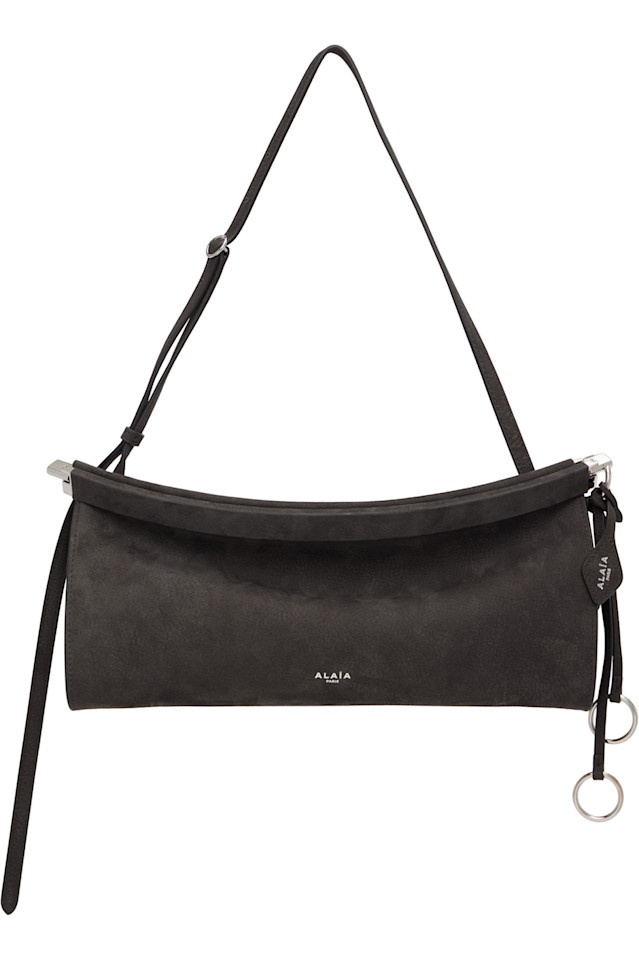Alaïa Серая сумка "Le Click" East West среднего размера
Alaïa Серая сумка "Le Click" East West среднего размера