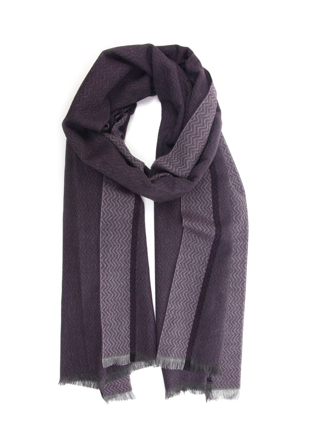 Зимний шарф Alfi Сделано в Италии Collezione alessandro, фиолетовый 
Зимний шарф Alfi Сделано в Италии Collezione alessandro, фиолетовый