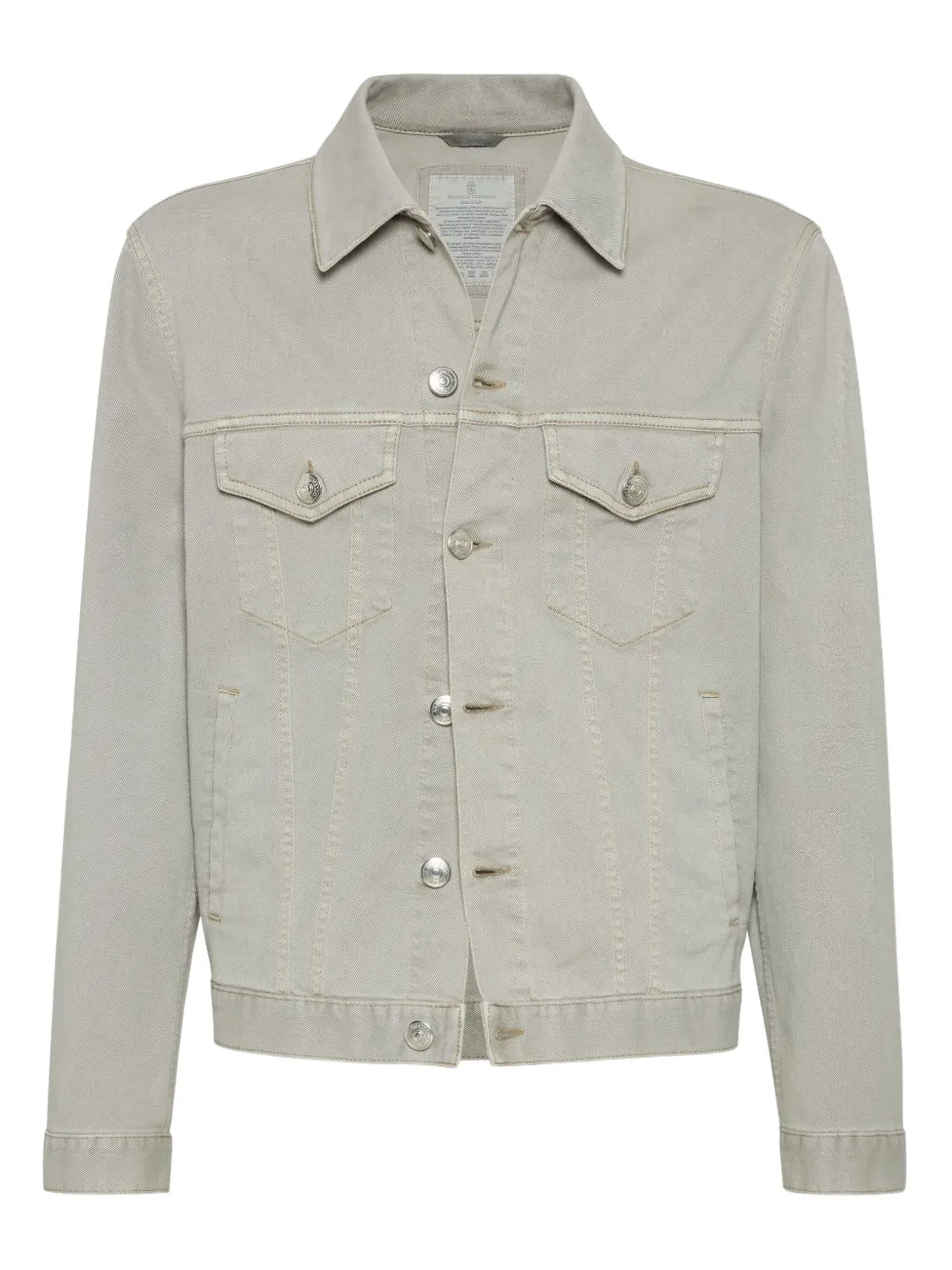 Джинсовая куртка на пуговицах Brunello Cucinelli, серый
Джинсовая куртка на пуговицах Brunello Cucinelli, серый