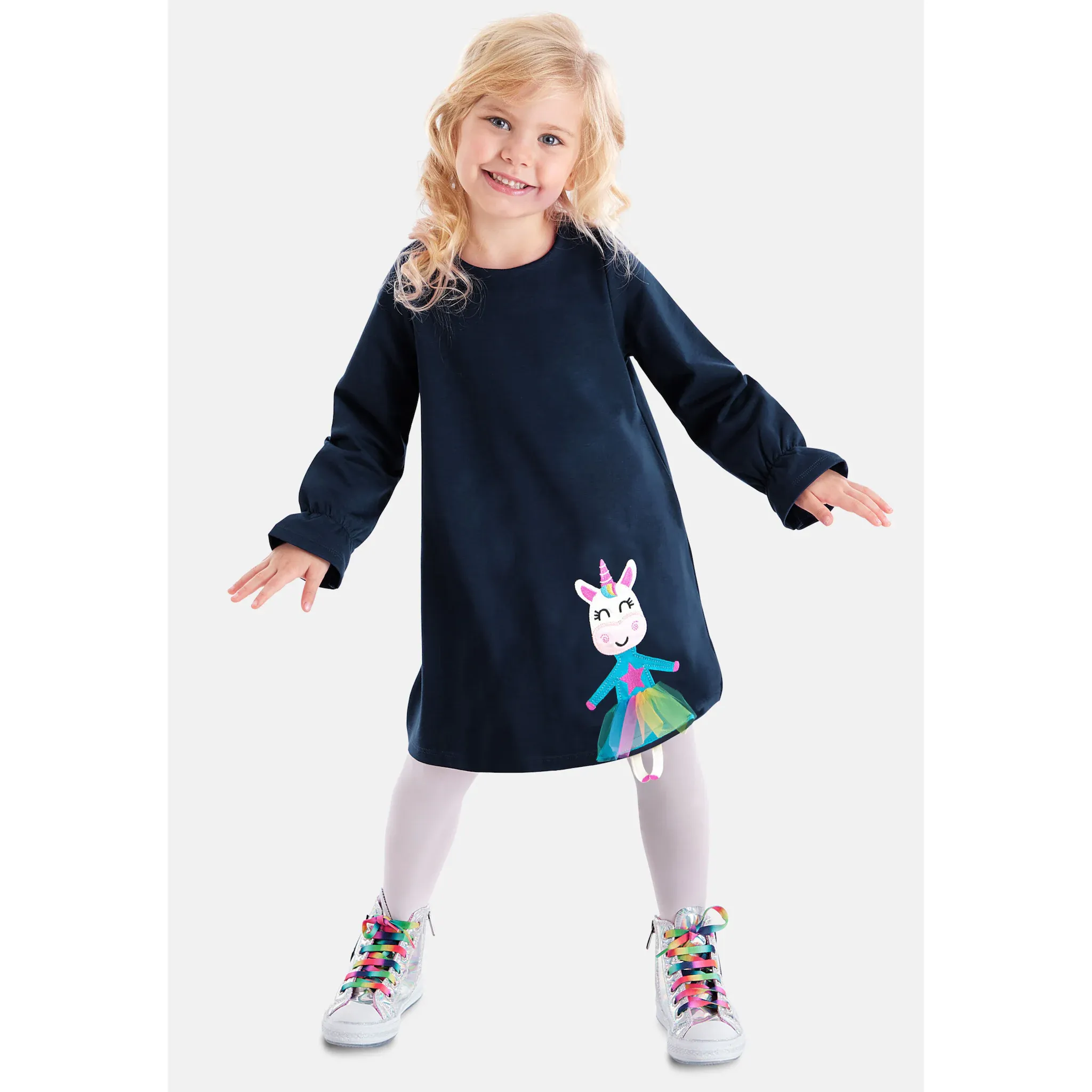 Летнее платье Denokids «Лиликорн» с мотивом единорога, темно-синий
Летнее платье Denokids «Лиликорн» с мотивом единорога, темно-синий