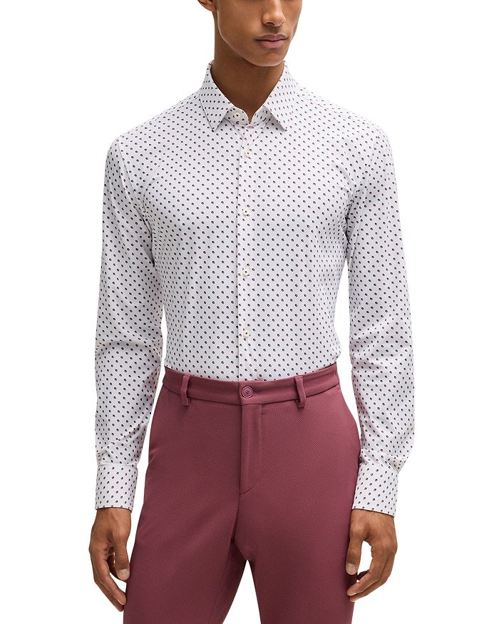 Рубашка Hank Kent с пуговицами, приталенная BOSS, розовый
Рубашка Hank Kent с пуговицами, приталенная BOSS, розовый