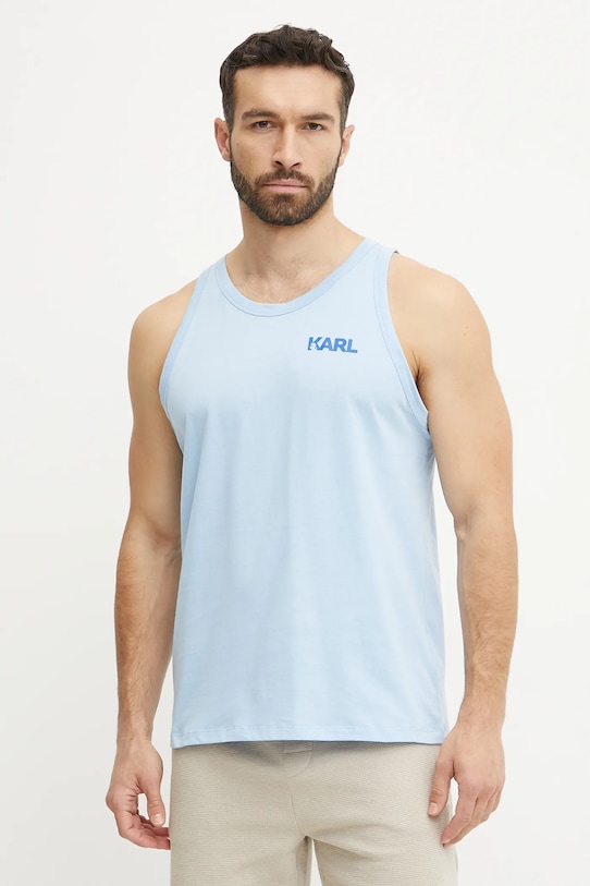 Хлопковая футболка Karl Lagerfeld, синий
Хлопковая футболка Karl Lagerfeld, синий