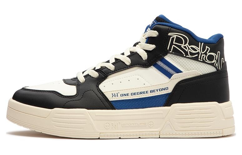 Кеды мужские, обувь для скейтбординга высокая белый/черный синий 361°
Кеды мужские, обувь для скейтбординга высокая белый/черный синий 361°