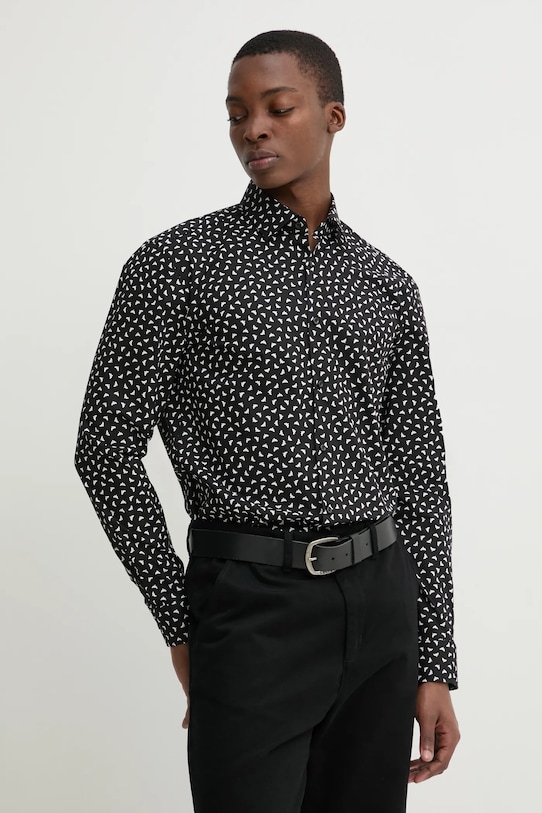 Хлопковая рубашка Hugo, черный
Хлопковая рубашка Hugo, черный