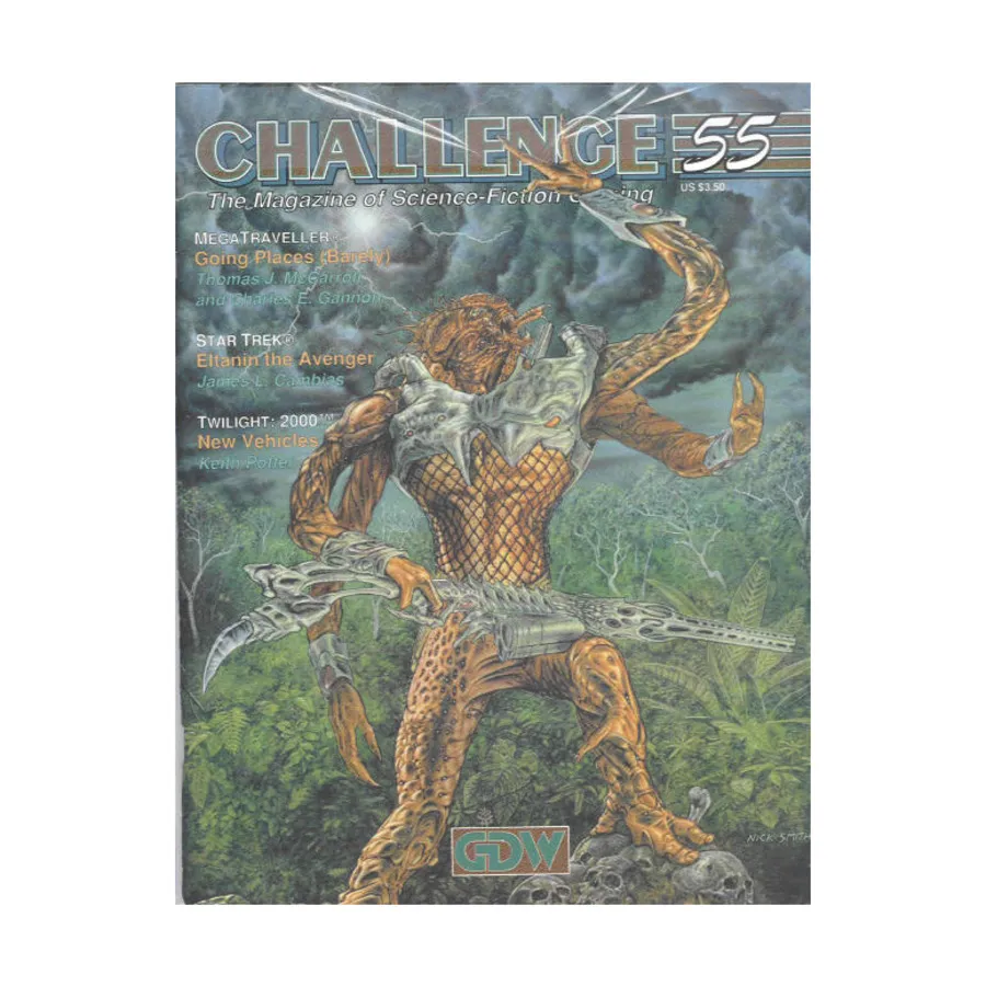 Журнал #55 "Star Trek - Eltanin the Avenger, MegaTraveller", Challenge Magazine
Журнал #55 "Star Trek - Eltanin the Avenger, MegaTraveller", Challenge Magazine
