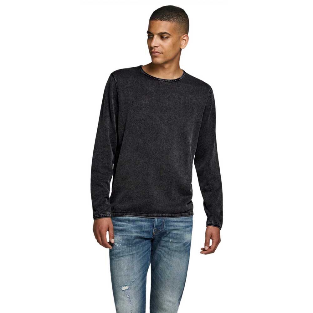 Свитер Jack & Jones Leo Knit Crew Neck, черный 
Свитер Jack & Jones Leo Knit Crew Neck, черный