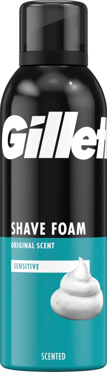 Пена для бритья чувствительная основа 200 мл Gillette
Пена для бритья чувствительная основа 200 мл Gillette