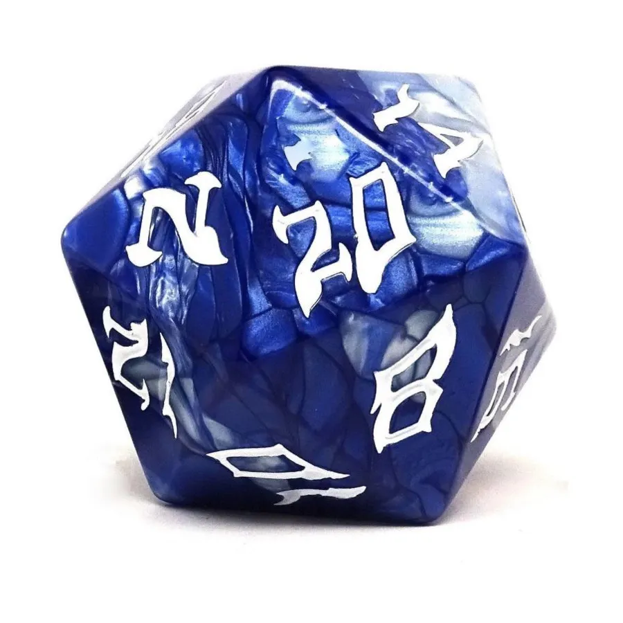 48 мм d20 — Штормовой великан с белым, Dice - Dice of the Giants (Easy Roller Dice)
48 мм d20 — Штормовой великан с белым, Dice - Dice of the Giants (Easy Roller Dice)