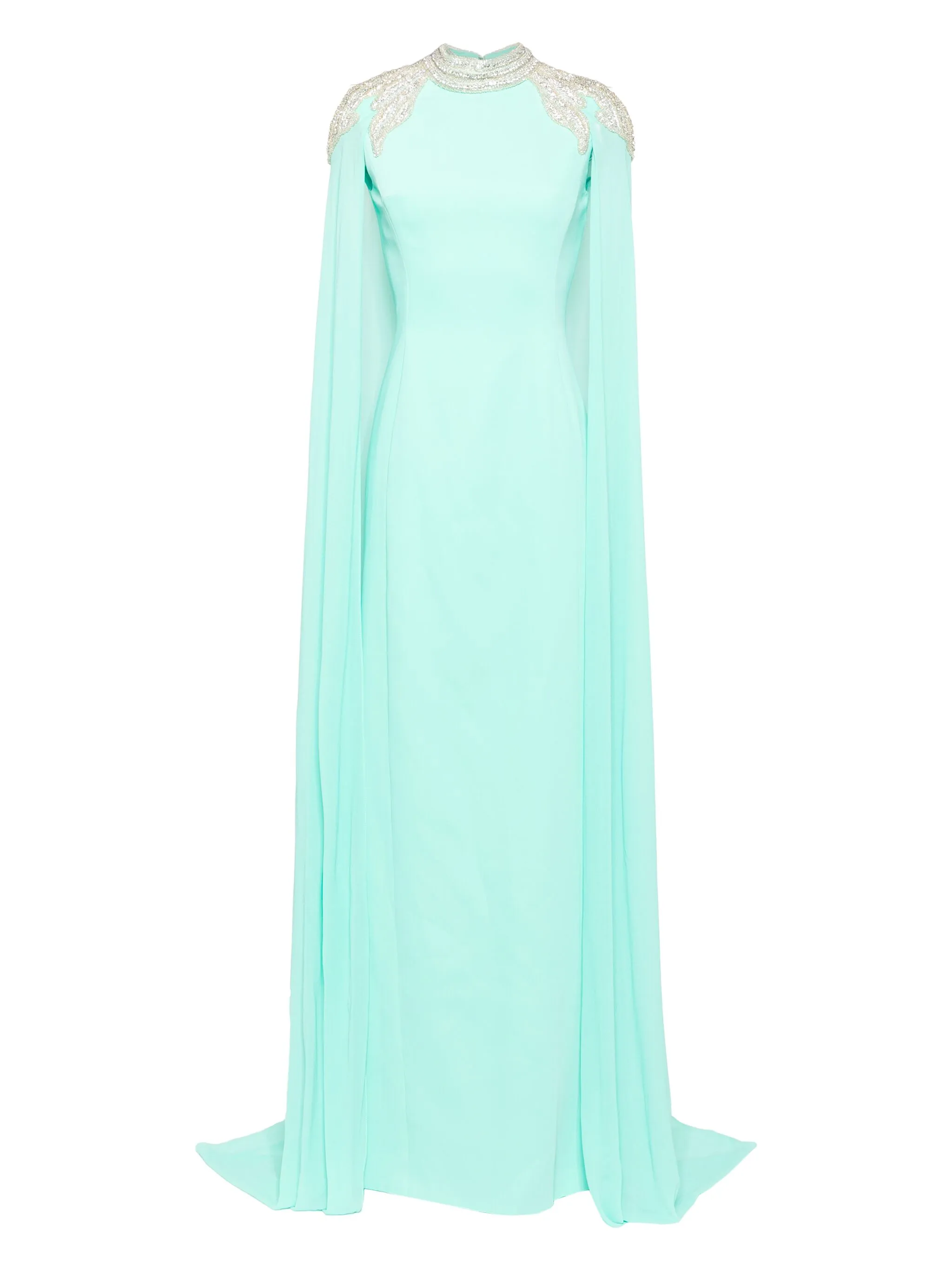 Декорированное платье-кафтан Saiid Kobeisy, бирюза
Декорированное платье-кафтан Saiid Kobeisy, бирюза