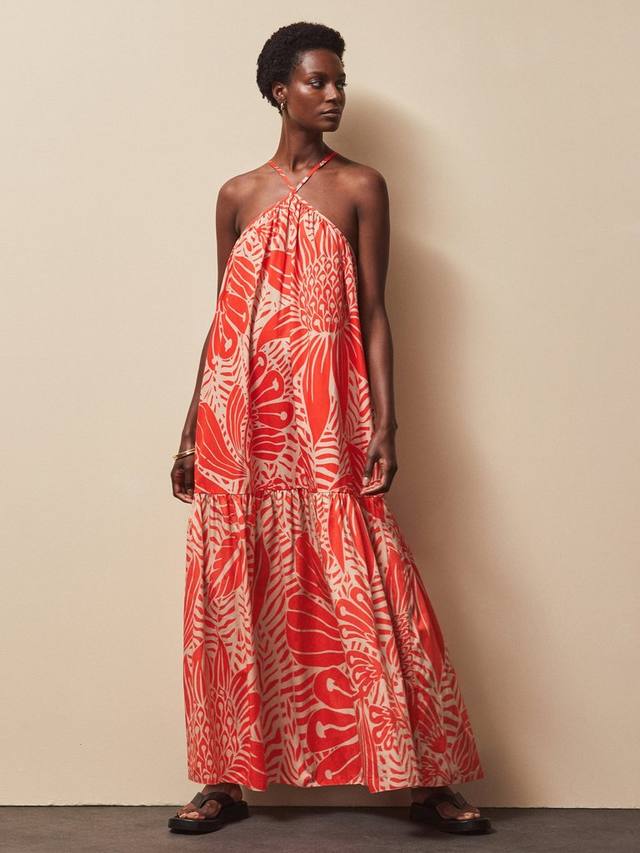 Цветочное платье макси с бретелями халтер Ro&Zo, Red
Цветочное платье макси с бретелями халтер Ro&Zo, Red
