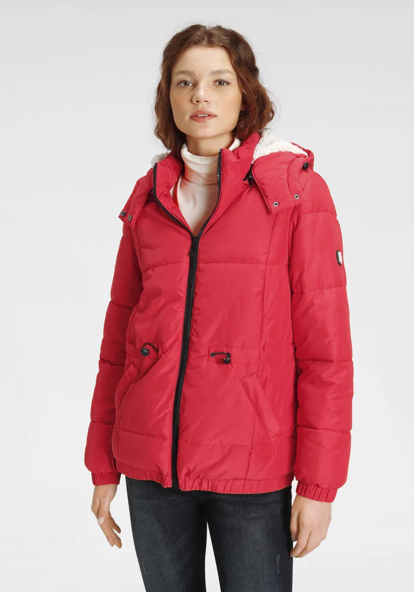Стеганая куртка ALPENBLITZ "Shneejubel", с капюшоном, красный 
Стеганая куртка ALPENBLITZ "Shneejubel", с капюшоном, красный