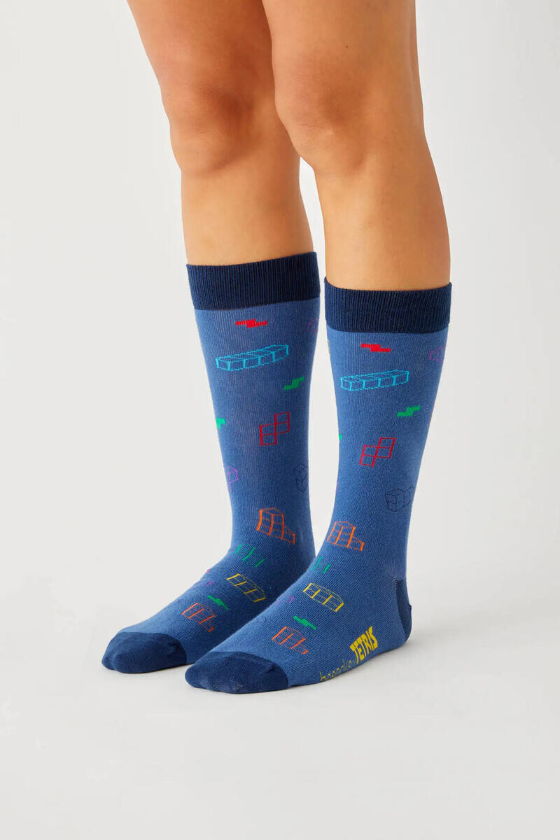 Высокие носки TETRIS Besocks из органического хлопка синего цвета Besocks, синий
Высокие носки TETRIS Besocks из органического хлопка синего цвета Besocks, синий