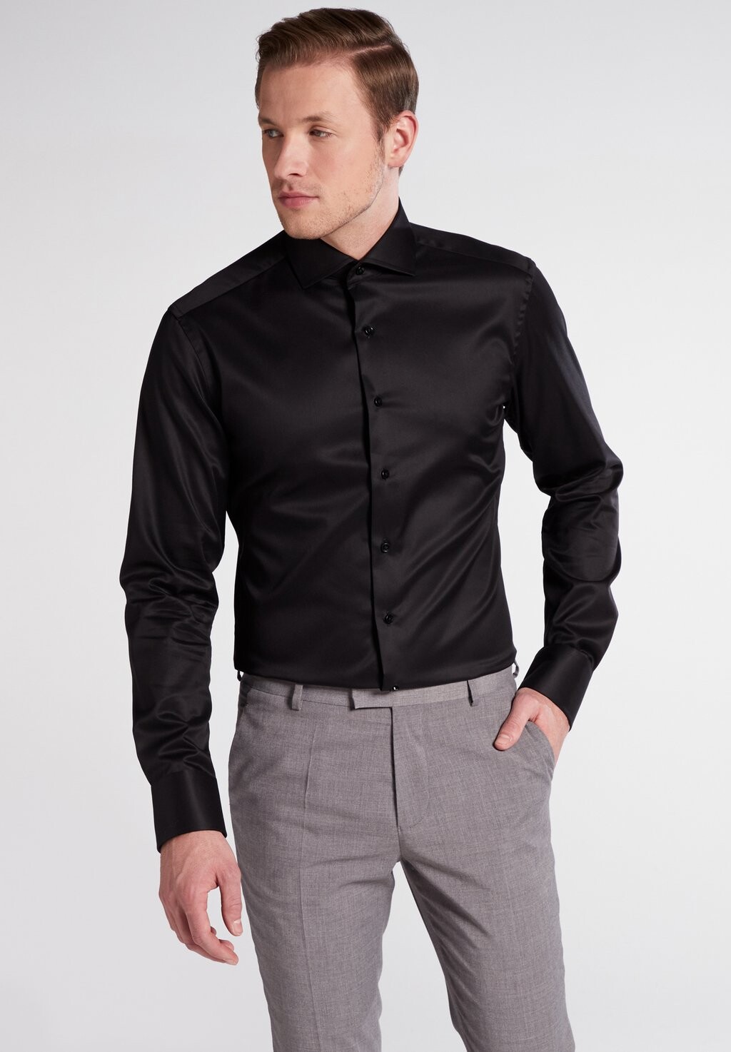 Деловая рубашка LUXURY SHIRT-SLIM FIT-BUSINESSHEMD Eterna, цвет black
Деловая рубашка LUXURY SHIRT-SLIM FIT-BUSINESSHEMD Eterna, цвет black