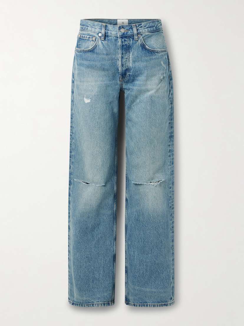 Джинсы Хью с высокой посадкой и широкими штанинами Anine Bing, синий
Джинсы Хью с высокой посадкой и широкими штанинами Anine Bing, синий