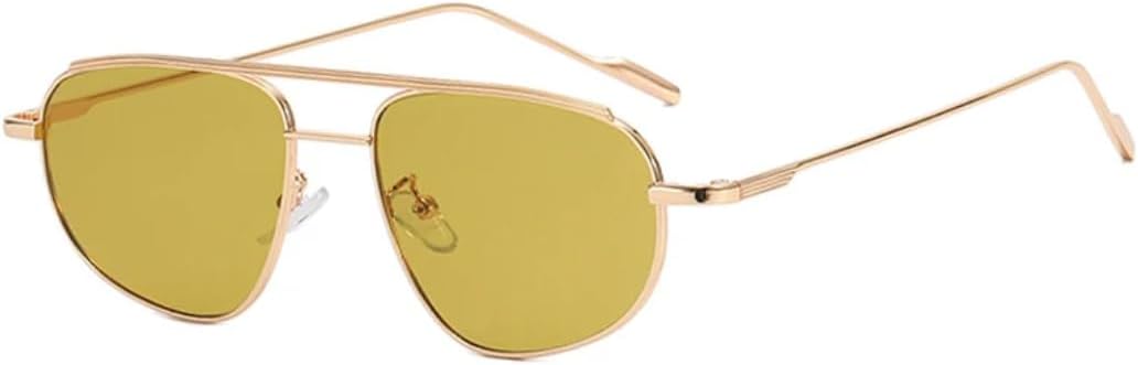 Солнцезащитные очки с защитой UV400 | Металлическая оправа, линзы конфетного цвета | Для женщин и мужчин, для занятий спортом на открытом воздухе и вождения DSVIGF, Gold Green
Солнцезащитные очки с защитой UV400 | Металлическая оправа, линзы конфетного цвета | Для женщин и мужчин, для занятий спортом на открытом воздухе и вождения DSVIGF, Gold Green