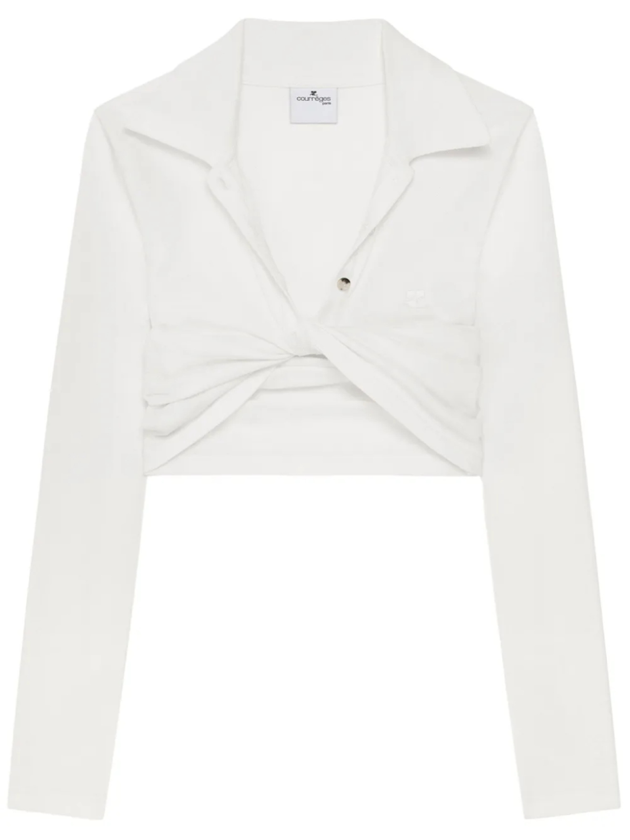 Рубашка Courrèges с твистами, белый
Рубашка Courrèges с твистами, белый