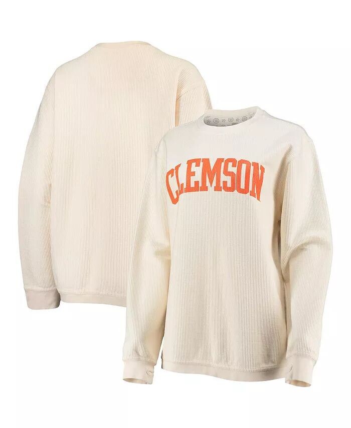 Женская белая толстовка-пуловер Clemson Tigers Comfy Cord Vintage-Like Wash Basic Arch Pressbox
Женская белая толстовка-пуловер Clemson Tigers Comfy Cord Vintage-Like Wash Basic Arch Pressbox