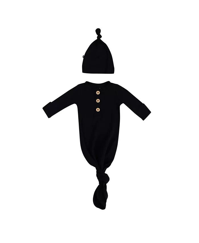 Платье для девочки с узлом и шапочкой в комплекте Kyte BABY, синий 
Платье для девочки с узлом и шапочкой в комплекте Kyte BABY, синий