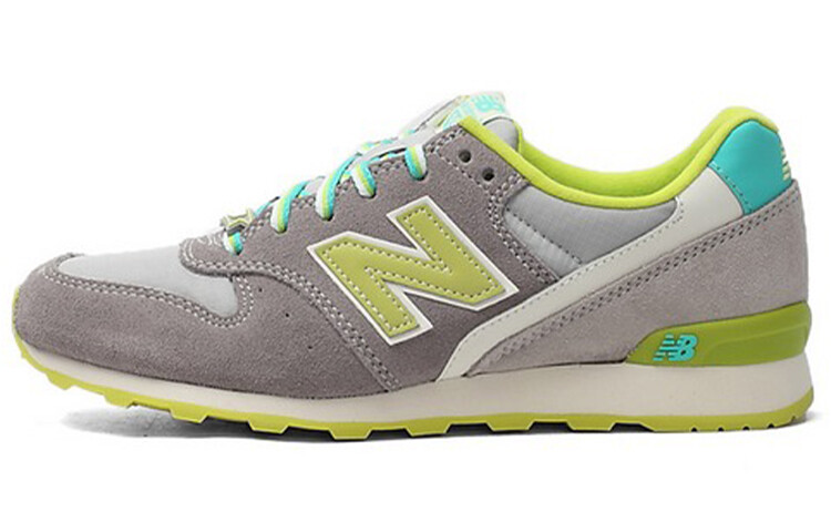Кроссовки женские NB 996 с низким верхом, серые/зеленые New Balance 
Кроссовки женские NB 996 с низким верхом, серые/зеленые New Balance