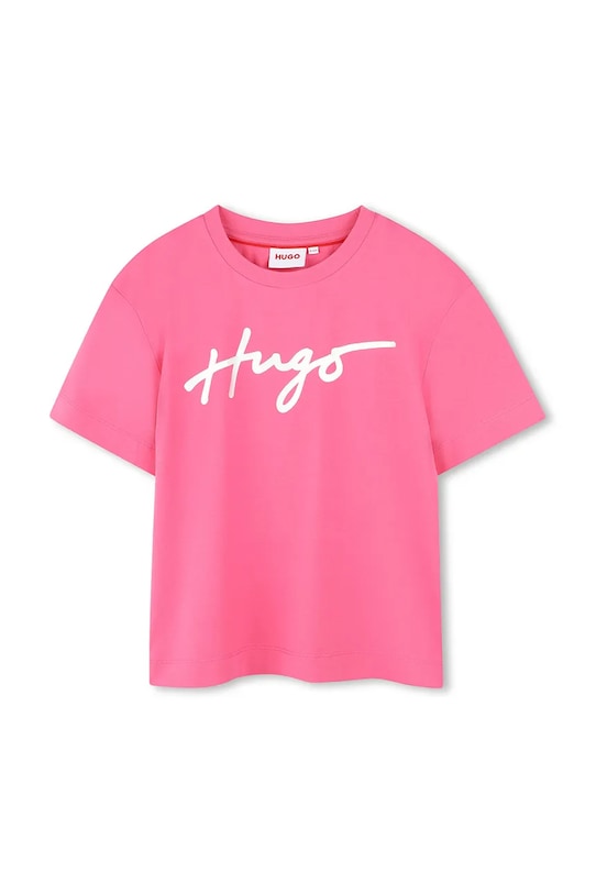 Детская хлопковая футболка Hugo, розовый
Детская хлопковая футболка Hugo, розовый