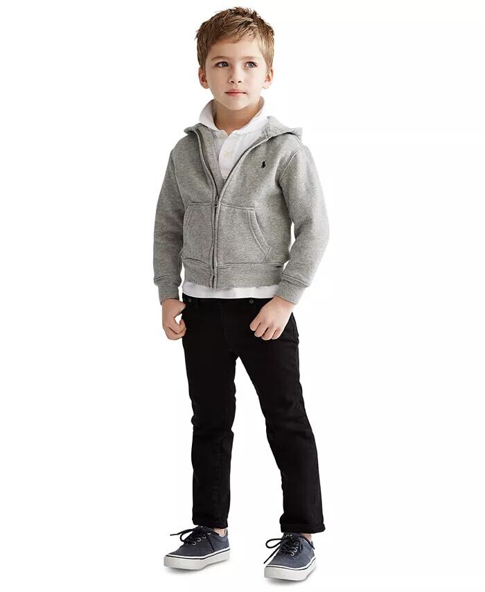 Толстовка из хлопкового флиса для малышей и маленьких мальчиков Polo Ralph Lauren, черный
Толстовка из хлопкового флиса для малышей и маленьких мальчиков Polo Ralph Lauren, черный