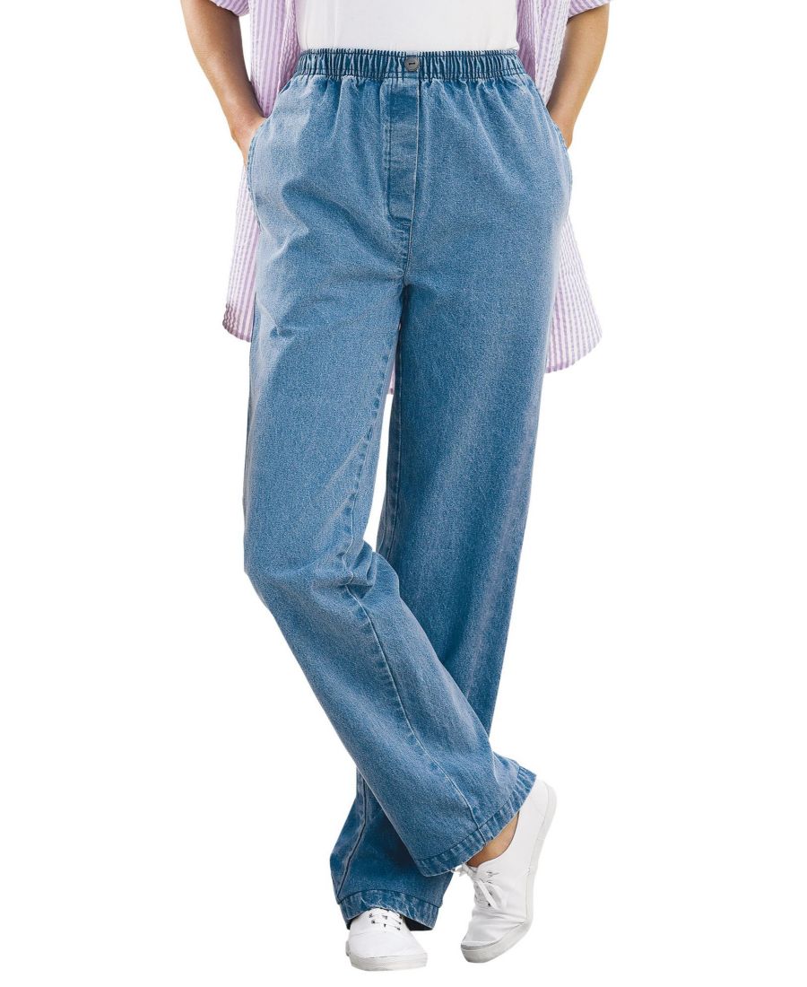 Женские джинсы Within Tall Straight-Leg из хлопка, прямого кроя, надеваются через голову, эластичный пояс, рассчитаны на 7 дней носки Woman Within, Light stonewash
Женские джинсы Within Tall Straight-Leg из хлопка, прямого кроя, надеваются через голову, эластичный пояс, рассчитаны на 7 дней носки Woman Within, Light stonewash