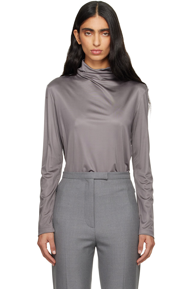 Dries Van Noten Серая трикотажная водолазка
Dries Van Noten Серая трикотажная водолазка