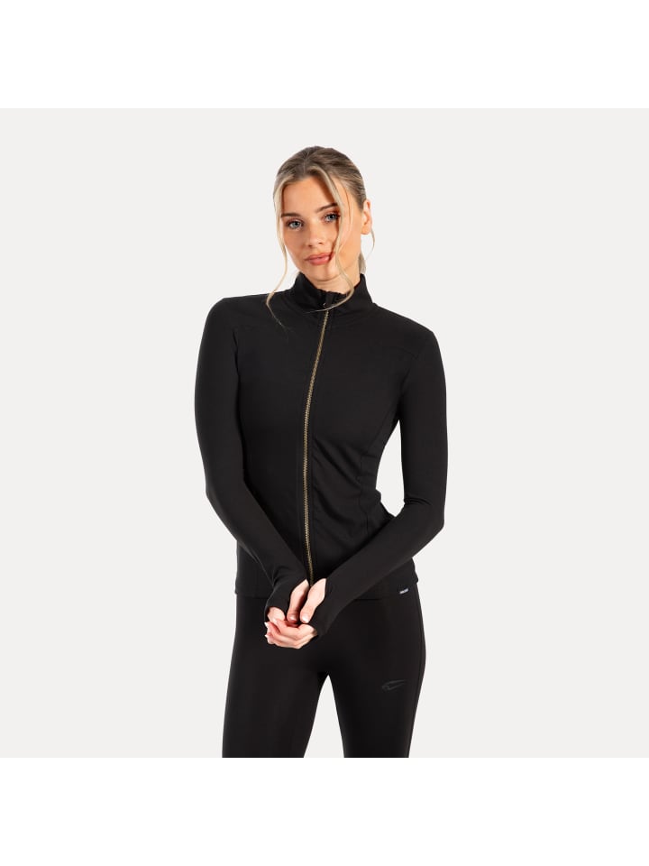 Тренировочная куртка Kenna Gold черного цвета SMILODOX
Тренировочная куртка Kenna Gold черного цвета SMILODOX