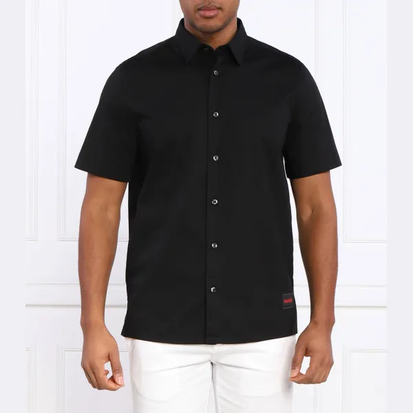 Рубашка Ebor стандартного кроя Hugo, черный
Рубашка Ebor стандартного кроя Hugo, черный