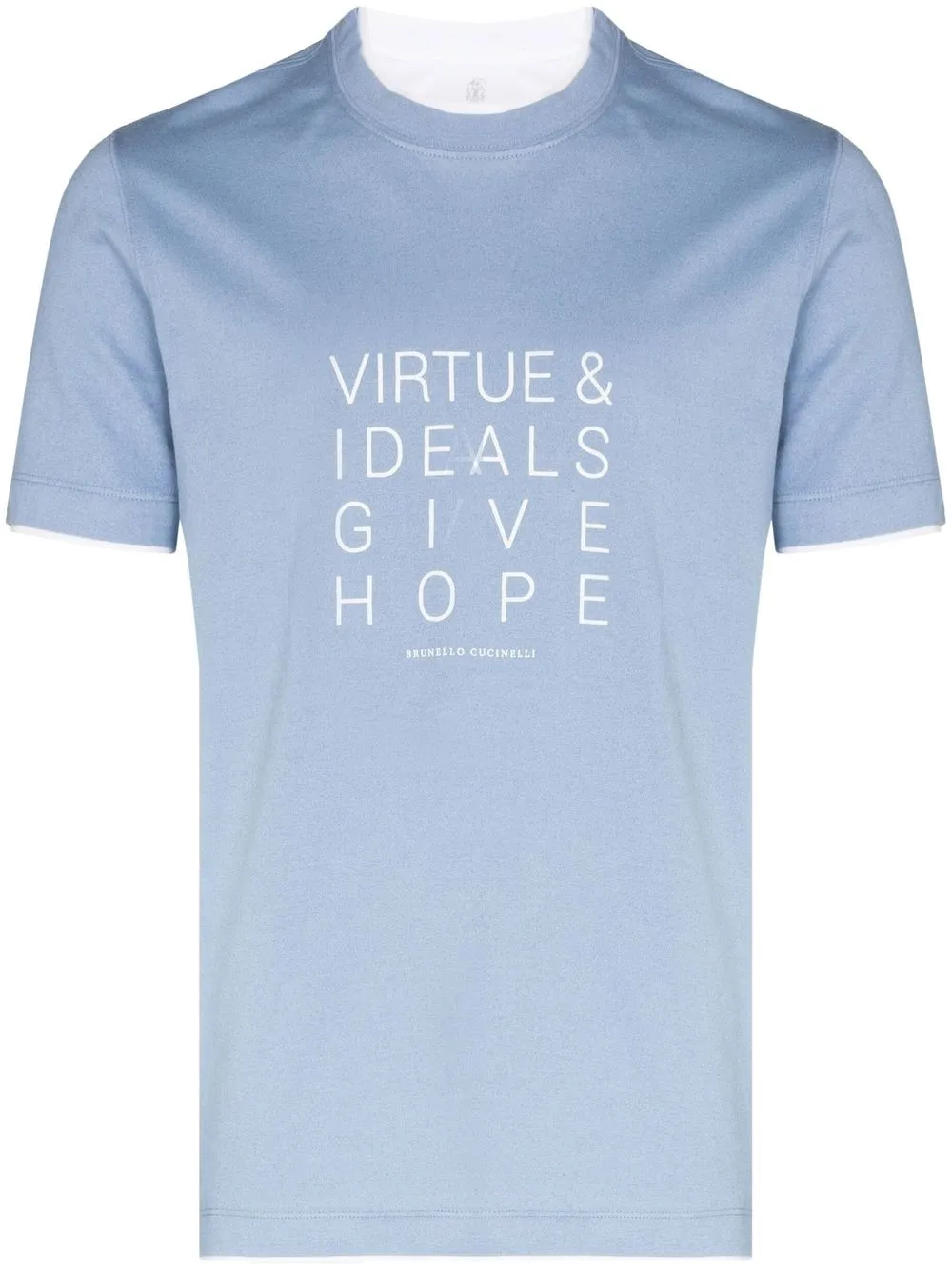 Футболка с графичным принтом Brunello Cucinelli, синий
Футболка с графичным принтом Brunello Cucinelli, синий