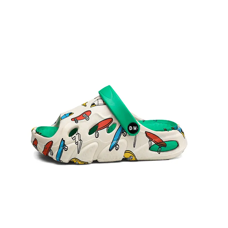 Сандалии детские с амортизацией и износостойкостью D&W, белый/зеленый
Сандалии детские с амортизацией и износостойкостью D&W, белый/зеленый