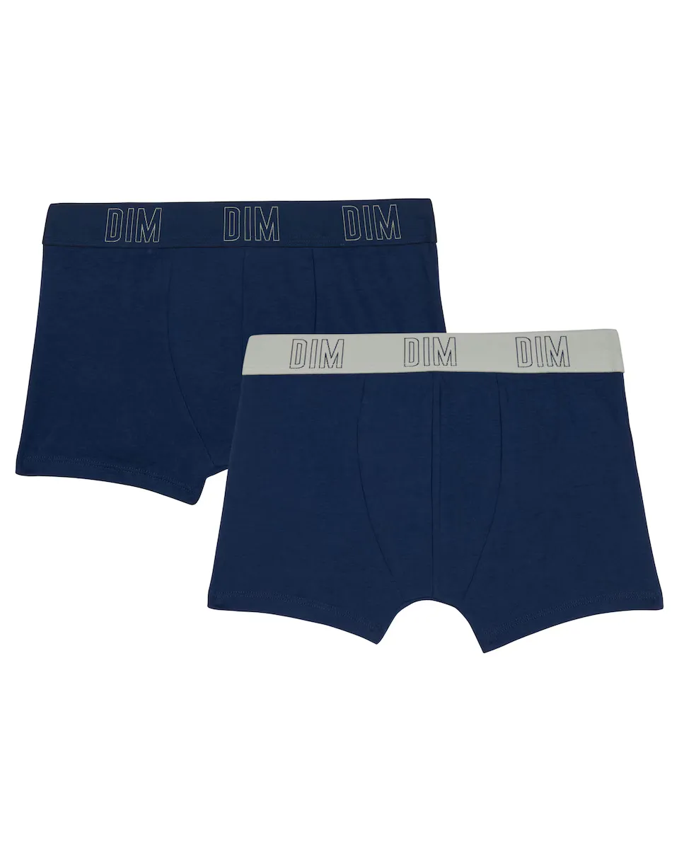 Комплект из 2 спортивных боксеров для мальчика с эластичной резинкой на талии Dim, темно-синий
Комплект из 2 спортивных боксеров для мальчика с эластичной резинкой на талии Dim, темно-синий