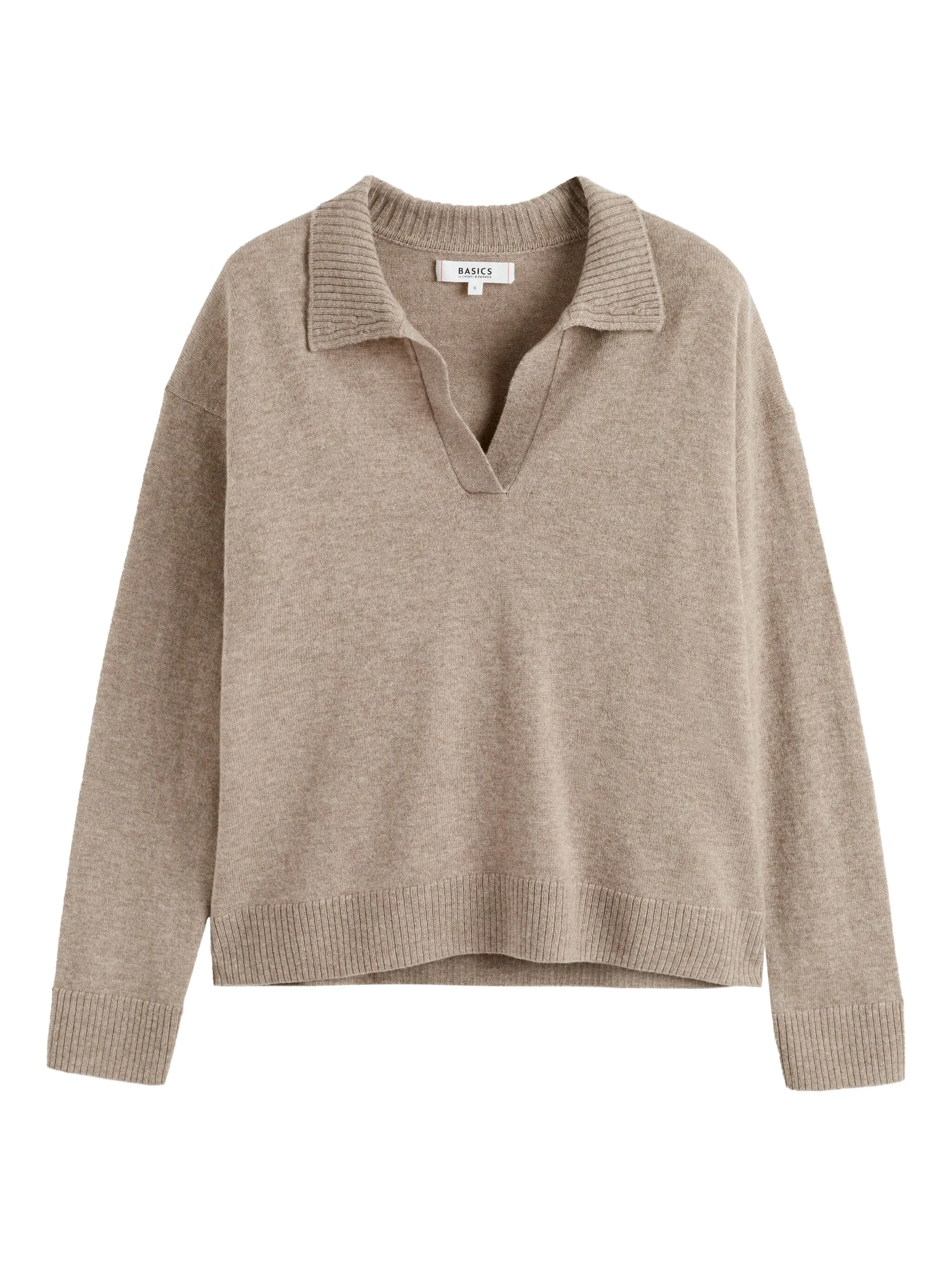 Свитер с воротником поло Chinti & Parker, бежевый
Свитер с воротником поло Chinti & Parker, бежевый