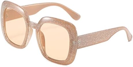 Большие солнцезащитные очки для женщин в стиле ретро с градиентом конфетных оттенков, мужские солнцезащитные очки с защитой от УФ-излучения UV400 и блестками MTZJH, Tea Champagne
Большие солнцезащитные очки для женщин в стиле ретро с градиентом конфетных оттенков, мужские солнцезащитные очки с защитой от УФ-излучения UV400 и блестками MTZJH, Tea Champagne