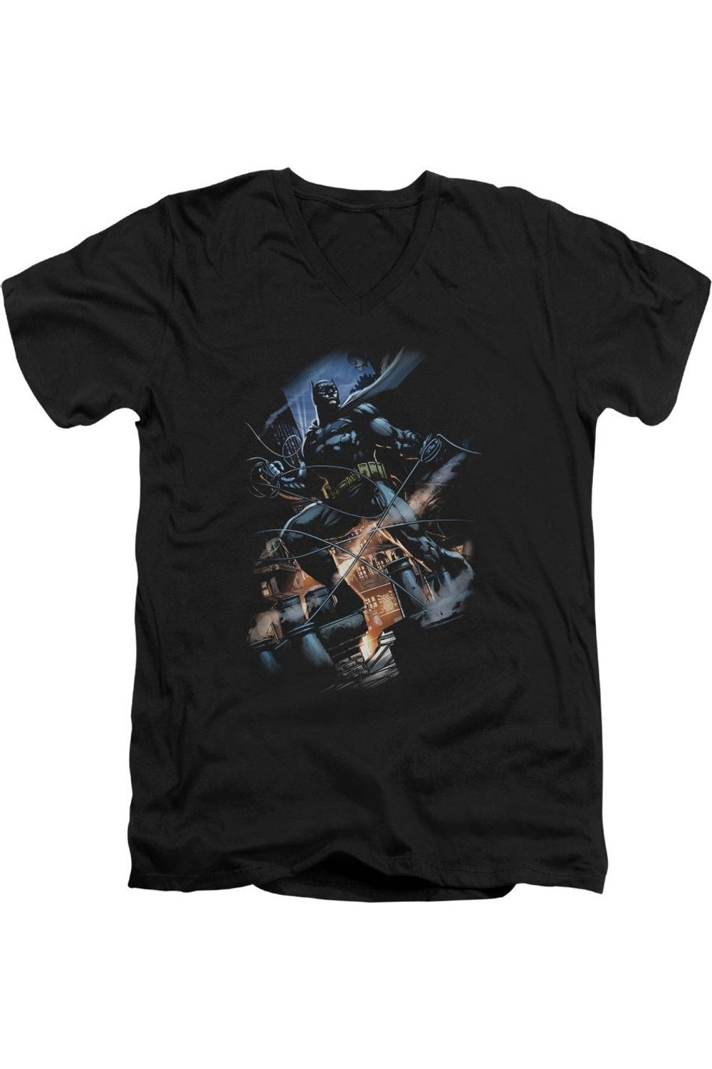 Футболка из хлопка премиум-класса с коротким рукавом и V-образным вырезом для взрослых Batman Gotham Knight Gildan, черный
Футболка из хлопка премиум-класса с коротким рукавом и V-образным вырезом для взрослых Batman Gotham Knight Gildan, черный