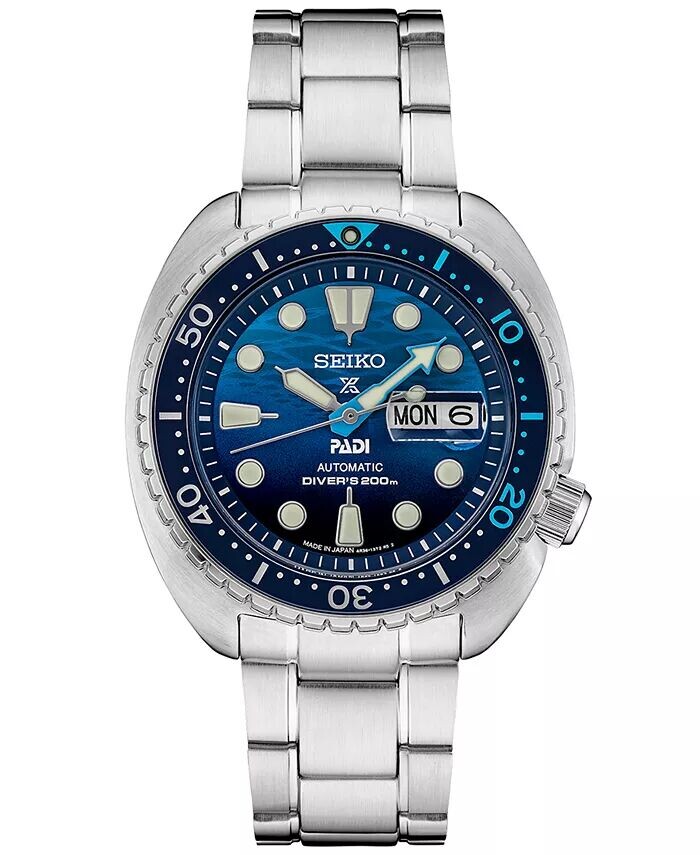 Мужские автоматические часы Prospex PADI Special Edition с браслетом из нержавеющей стали, 45 мм Seiko
Мужские автоматические часы Prospex PADI Special Edition с браслетом из нержавеющей стали, 45 мм Seiko