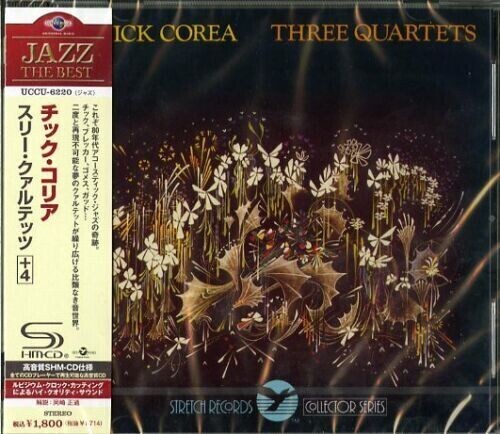 CD диск Corea, Chick: Three Quartets (SHM-CD)
CD диск Corea, Chick: Three Quartets (SHM-CD)