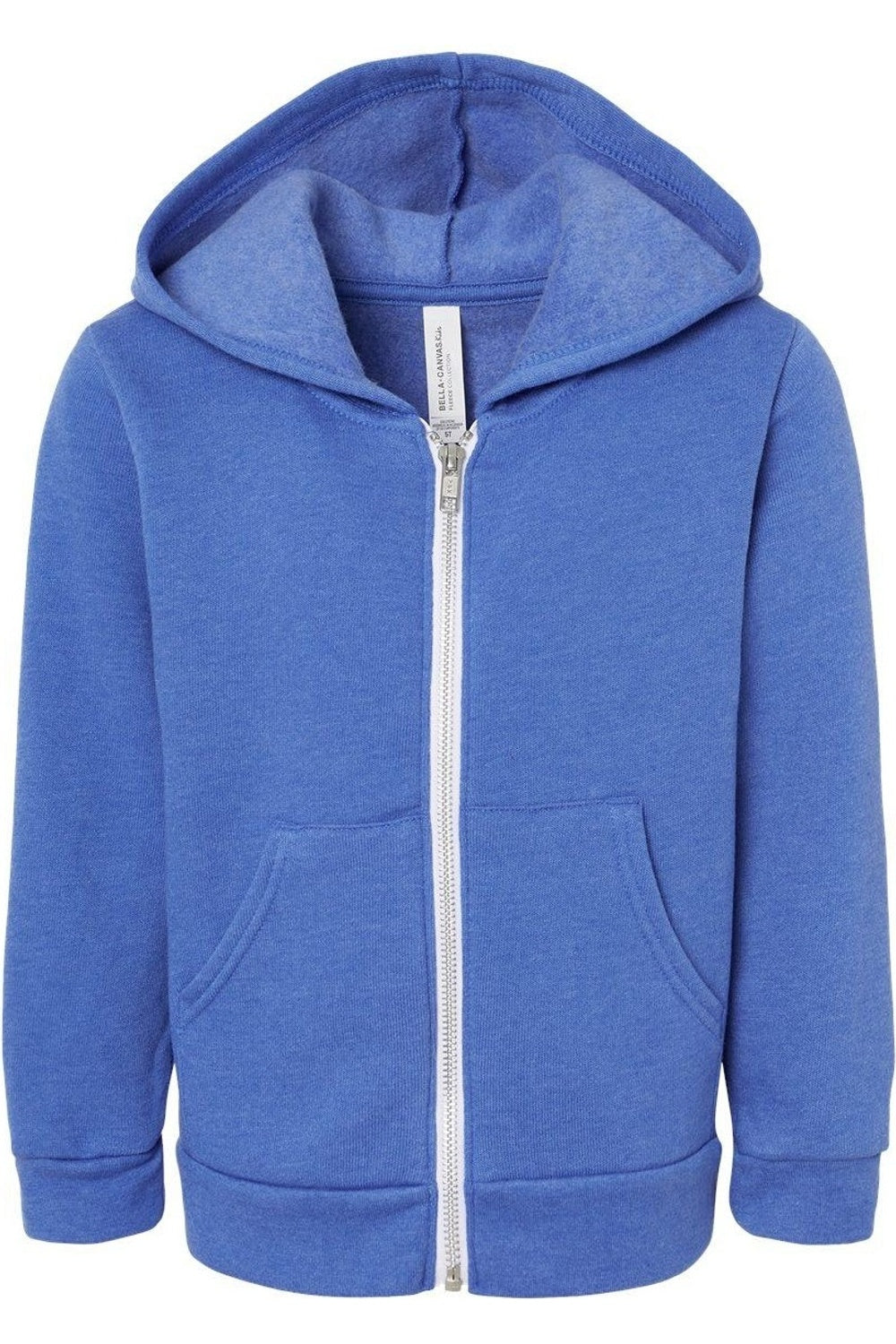 Толстовка с капюшоном на молнии Bella + Canvas детская флисовая, Heather True Royal
Толстовка с капюшоном на молнии Bella + Canvas детская флисовая, Heather True Royal